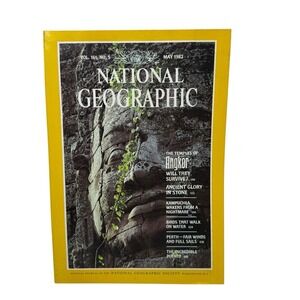 Vintage National Geographic Magazine‎ May 1982 Angkor Temples Kampuchea Perth